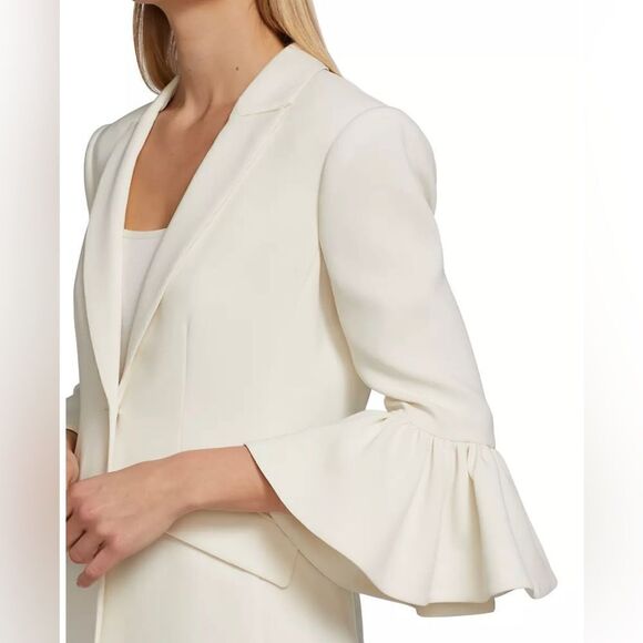 Cinq à Sept Madeline Bell-Sleeve Blazer size 2 - Picture 3 of 14